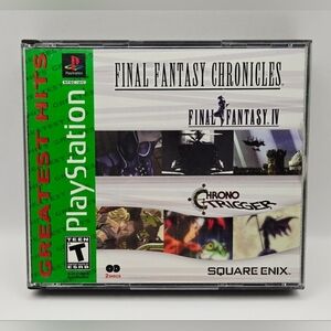 Final Fantasy Chronicles PS1 GH - Complete, 2 Discs, FF IV & Chrono